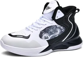 Womens High Top Chinese Stylish Basketball Shoes Comfortable Lace Up Athletic Sports Running Sneakers Non-Slip Soft Tennis Walking Shoes