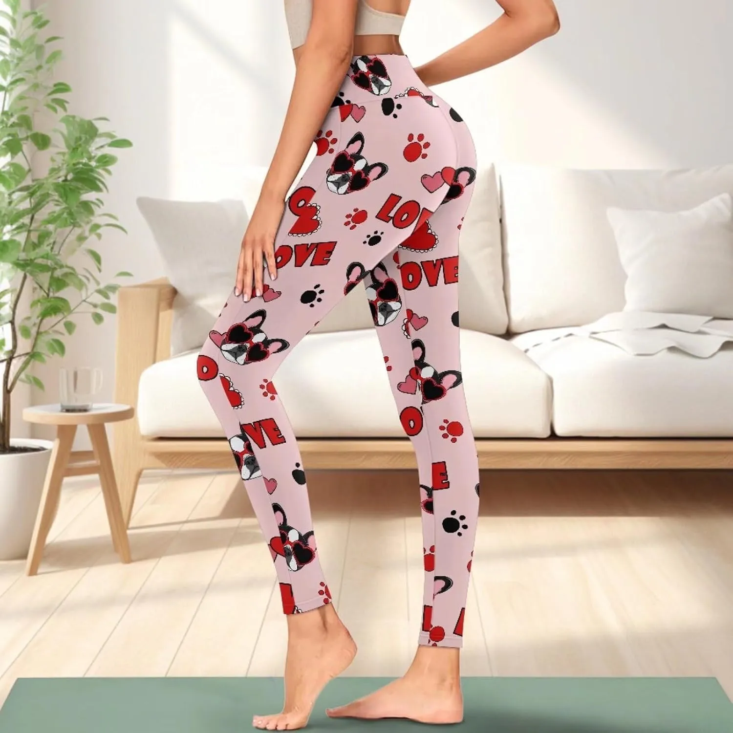 Womens Leggings XS-3XL Workout Pants with Pockets Tummy Control Yoga Leggings Full Length