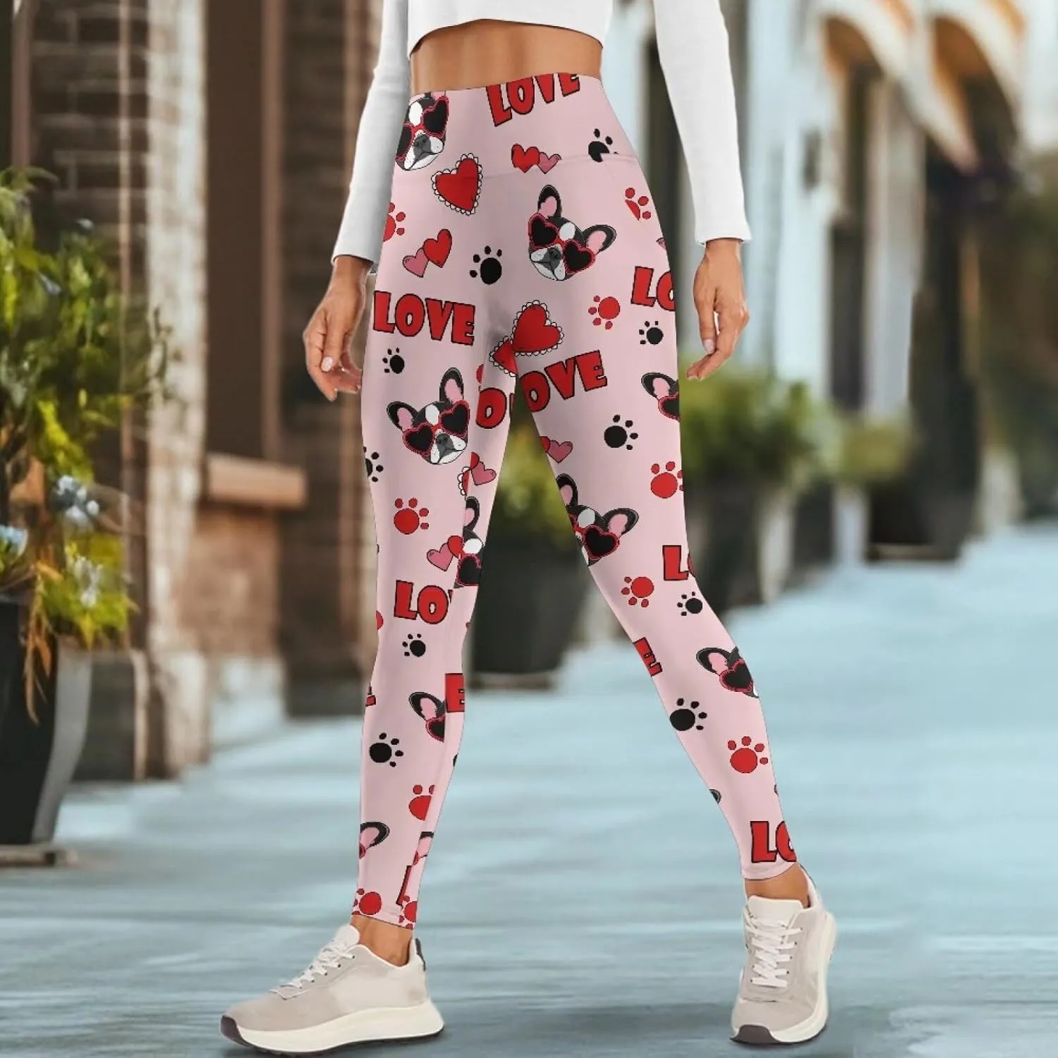 Womens Leggings XS-3XL Workout Pants with Pockets Tummy Control Yoga Leggings Full Length