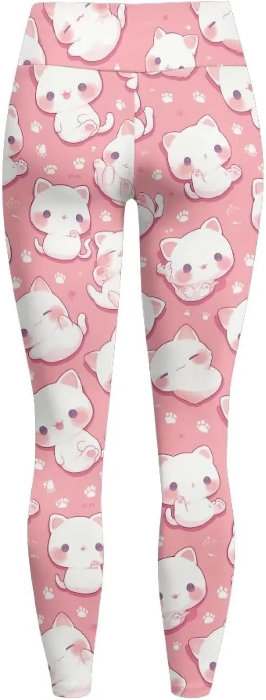 Womens Leggings XS-3XL Workout Pants with Pockets Tummy Control Yoga Leggings Full Length