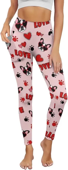 Womens Leggings XS-3XL Workout Pants with Pockets Tummy Control Yoga Leggings Full Length