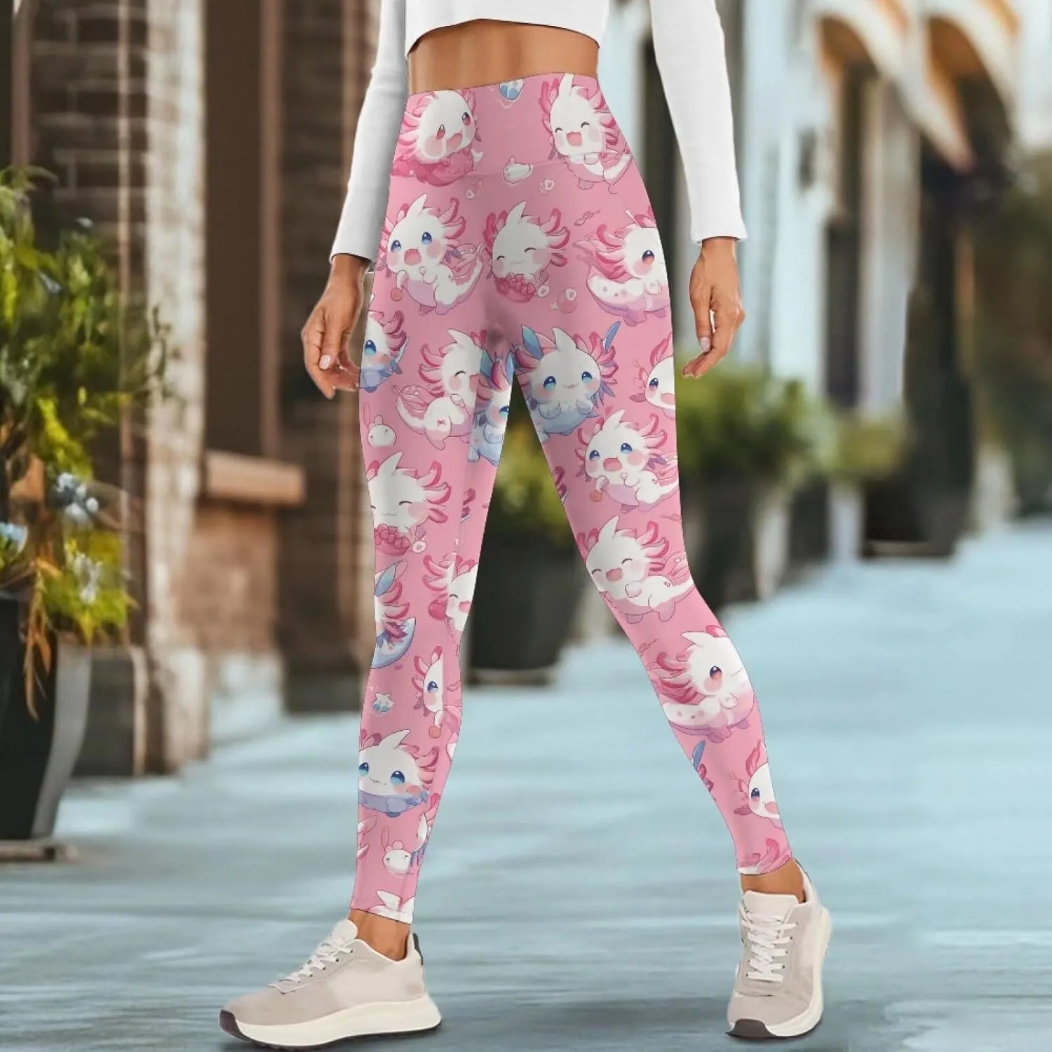 Womens Leggings XS-3XL Workout Pants with Pockets Tummy Control Yoga Leggings Full Length