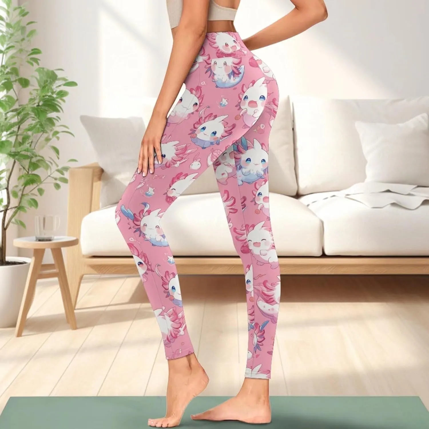 Womens Leggings XS-3XL Workout Pants with Pockets Tummy Control Yoga Leggings Full Length