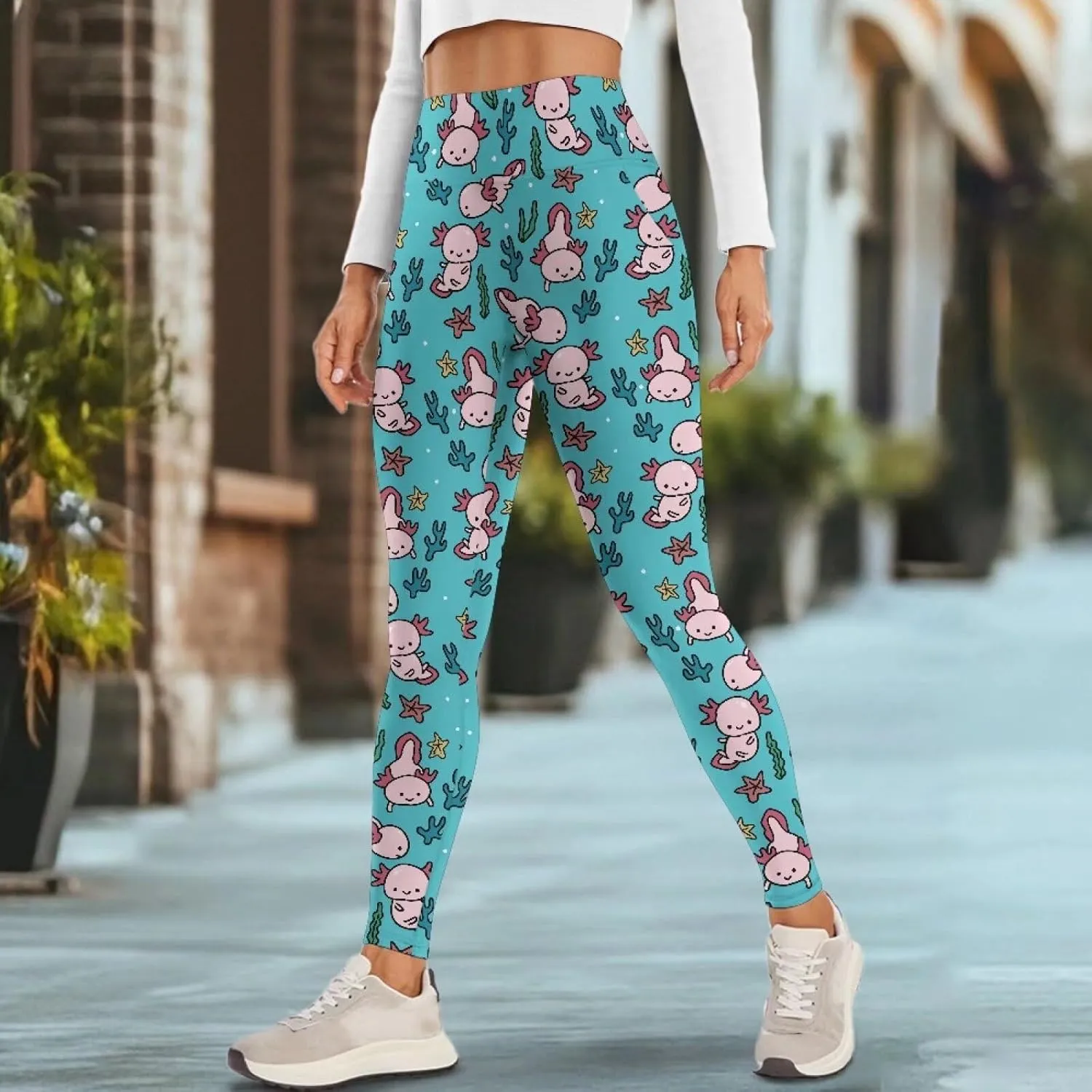 Womens Leggings XS-3XL Workout Pants with Pockets Tummy Control Yoga Leggings Full Length