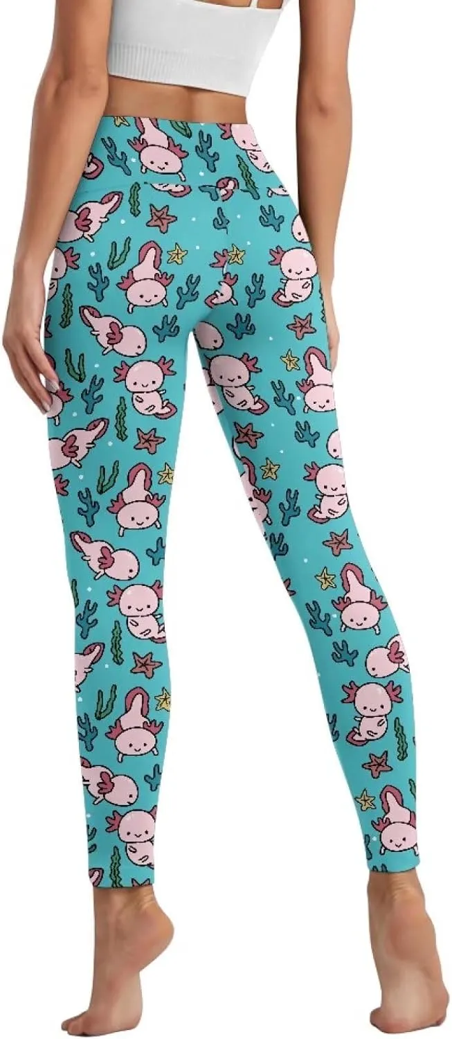 Womens Leggings XS-3XL Workout Pants with Pockets Tummy Control Yoga Leggings Full Length