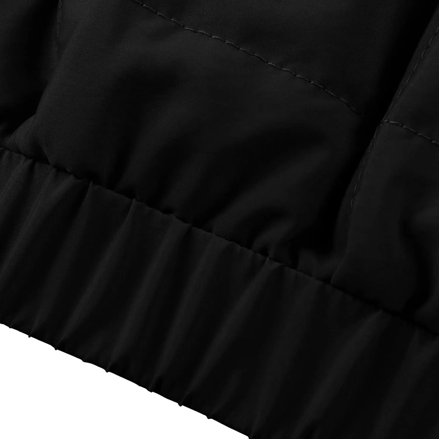 Womens Long-Sleeve Hooded Puffer Coat Jacket Loose Pocket Cotton Jacket Womens Winter Jacket Women Winter Jacket