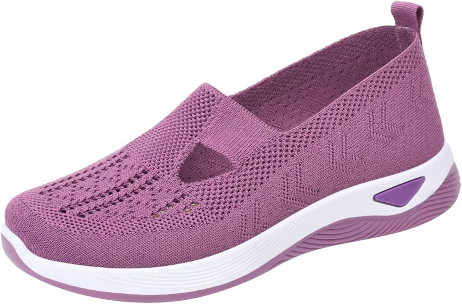 Womens Orthopedic Comfortable Walking Shoes Slip On Sneakers with Arch Support Casual Loafers Plantar Fasciitis Relief Foot Heel Pain Diabetic