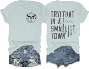 Womens Oversized Graphic Country Concert Tees Vintage Cowgirl Western Shirts Rock Band T Shirts Cotton Loose Fit