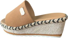Womens Platform Sandals Womens Flats Platform Sandals for Women Wedge for Women White Dressy Casual Elastic Ankle Strap Dressy Comfortable Walking