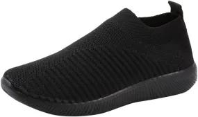 Womens Running Shoes Air Cushion Lightweight Sneakers Black Sneakers Women Trendy Nurse Shoes for Women Comfortable Wide Womens Casual Sneakers Size 11 Non Slip Shoes Women