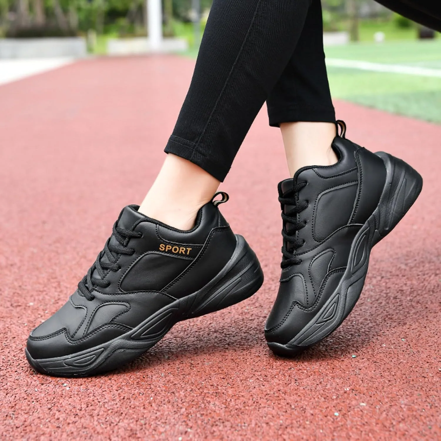 Womens Running Shoes Casual Fashion Tennis Walking Sneakers Comfortable Non Slip Thick Sole Sports Athletic Shoes