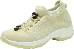 Womens Running Shoes Lightweight Tennis Shoes Slip On Walking Sneakers Non Slip Athletic Shoes Comfortable Walking Shoes