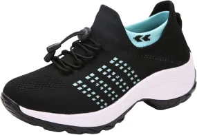 Womens Running Shoes Lightweight Tennis Shoes Slip On Walking Sneakers Non Slip Athletic Shoes Comfortable Walking Shoes