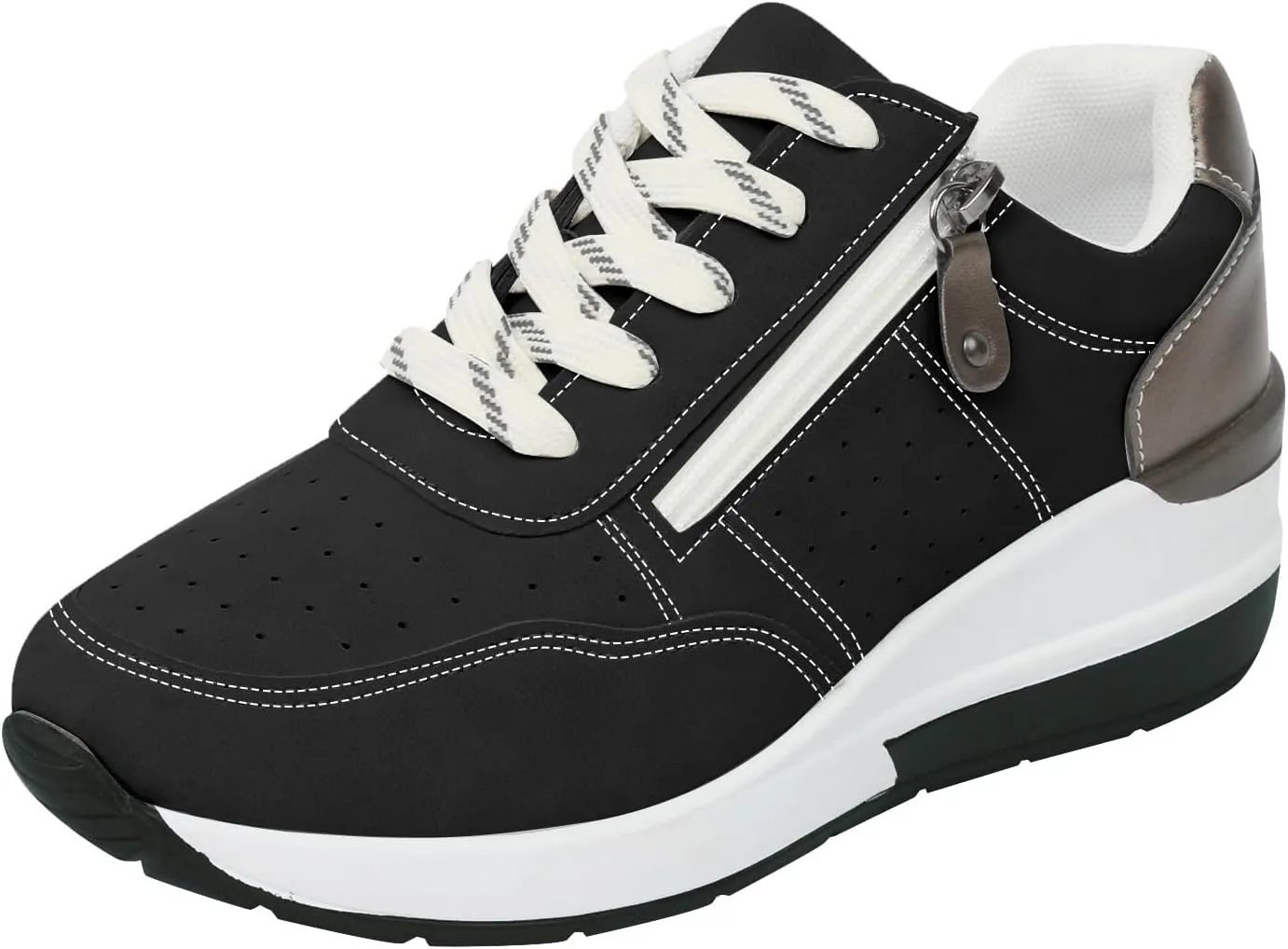 Womens Running Shoes Non Slip Lightweight Casual Tennis Sneakers Breathable Womens Slip On Walking Shoes
