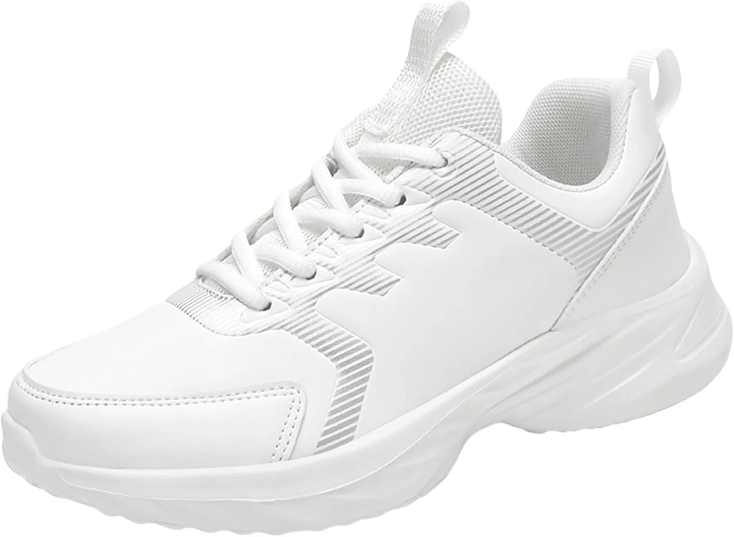 Womens Running Sneakers Womens Slip on Breathable Non Slip Work Shoes Thick Bottom Comfy Walking Shoes for Women