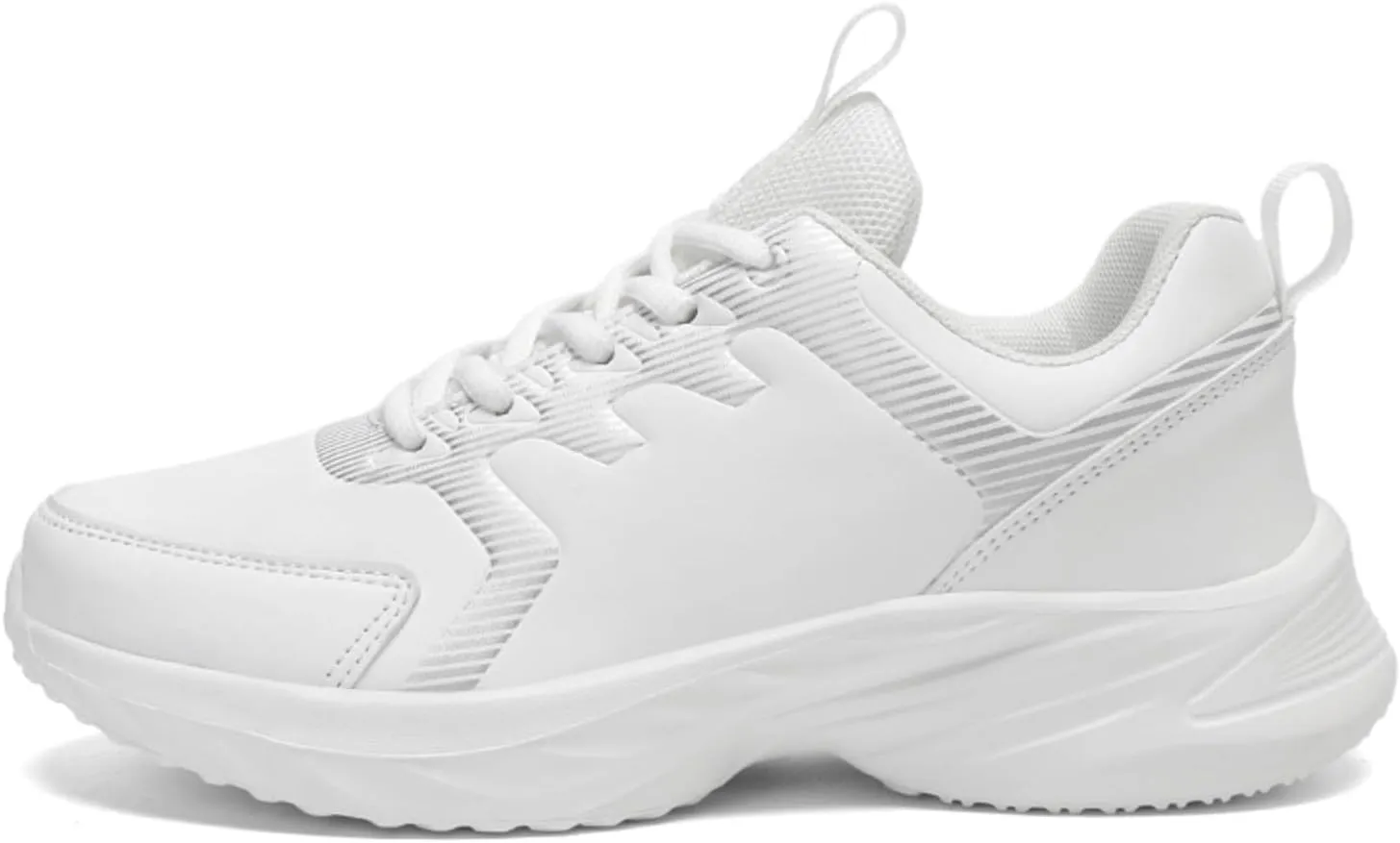 Womens Running Sneakers Womens Slip on Breathable Non Slip Work Shoes Thick Bottom Comfy Walking Shoes for Women