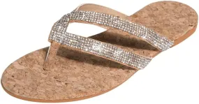 Womens Sandals Size 9 With Arch Support Sliders Beach Crystal Women's Flops Sandals Womens Leather Flip Flops Size 6