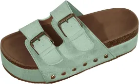 Women's Sandals Womens Casual Slip on Summer Wedge Sandals Summer Shoes Womens Low Wedges Platform Sandals