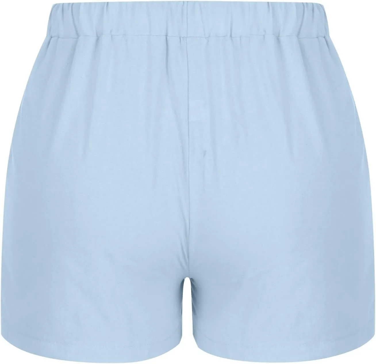 Womens Shorts Summer 2025 Casual Linen Shorts Drawstring Elastic Waist Shorts Pants Loose High Waist Shorts Pants