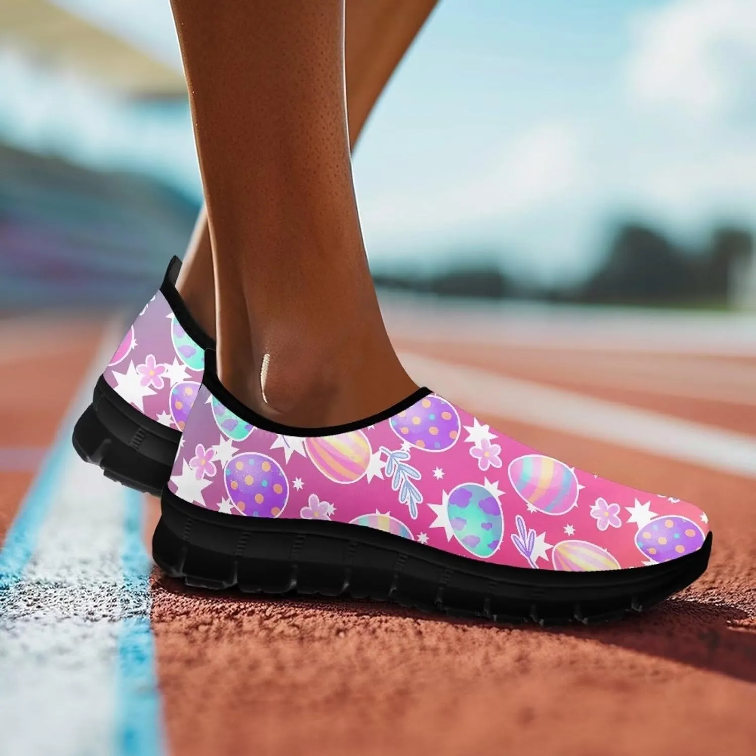 Womens Slip On Shoes Casual Flat Walking Shoes Women Holiday Shoes