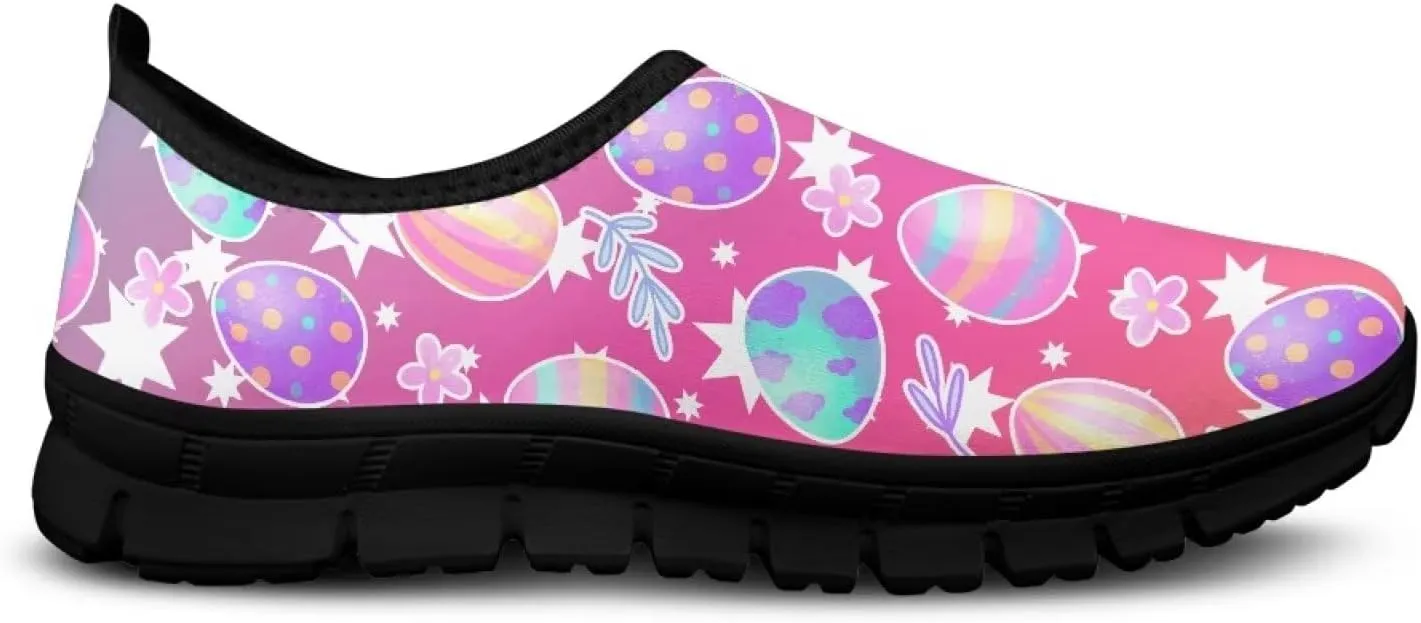 Womens Slip On Shoes Casual Flat Walking Shoes Women Holiday Shoes