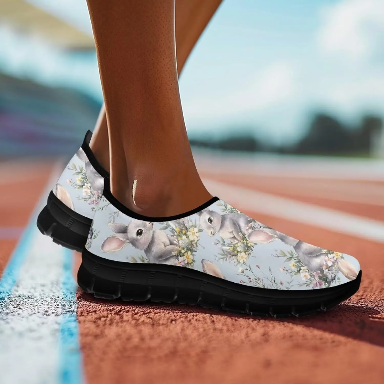 Womens Slip On Shoes Casual Flat Walking Shoes Women Holiday Shoes