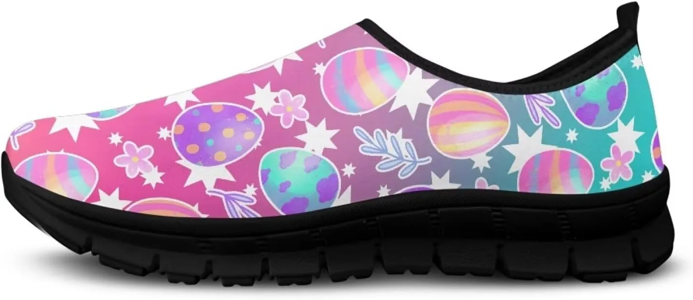 Womens Slip On Shoes Casual Flat Walking Shoes Women Holiday Shoes