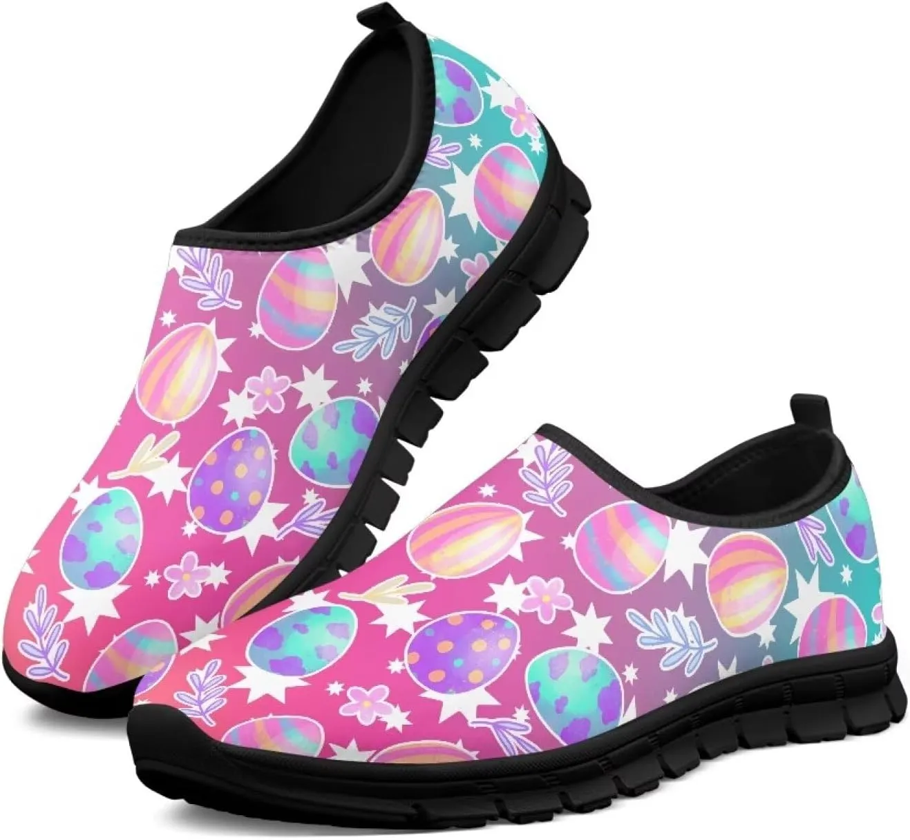 Womens Slip On Shoes Casual Flat Walking Shoes Women Holiday Shoes