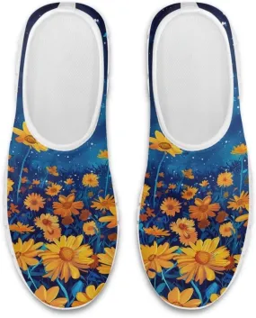 Womens Slip On Sneakers Trendy Casual Shoes for Women Non Slip Work Shoes