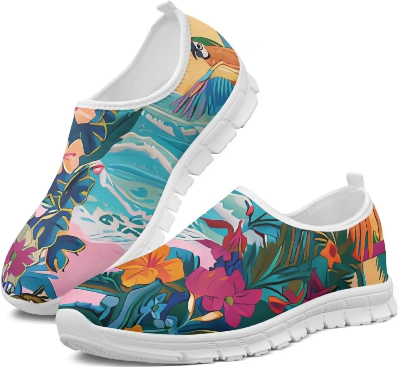 Womens Slip On Sneakers Trendy Casual Shoes for Women Non Slip Work Shoes