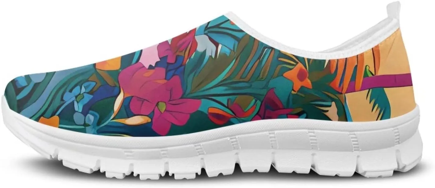 Womens Slip On Sneakers Trendy Casual Shoes for Women Non Slip Work Shoes