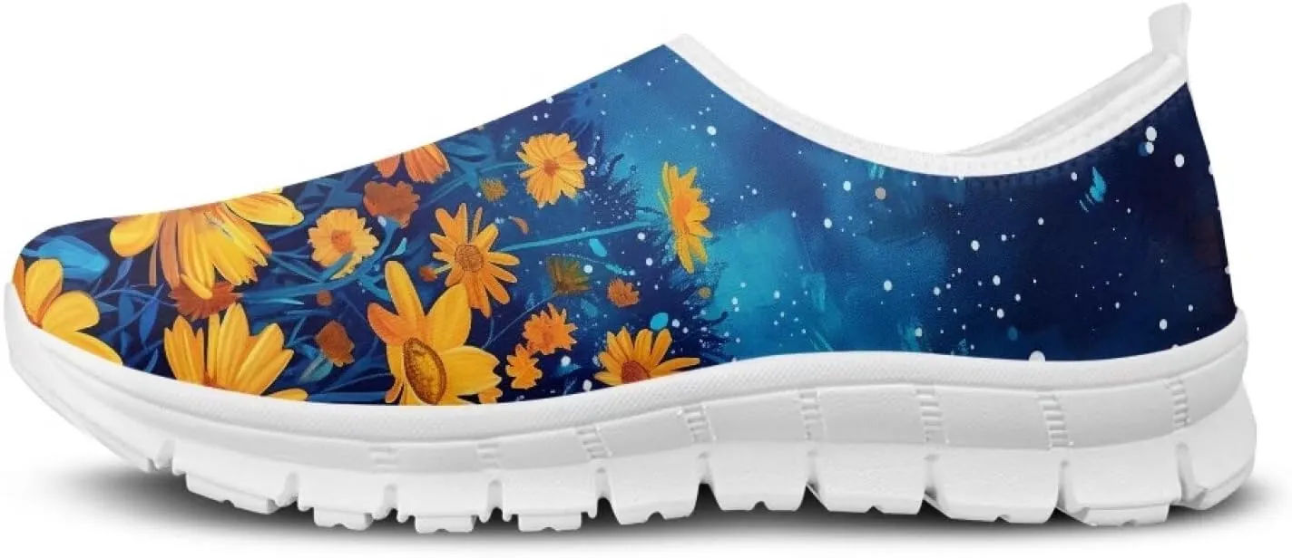 Womens Slip On Sneakers Trendy Casual Shoes for Women Non Slip Work Shoes