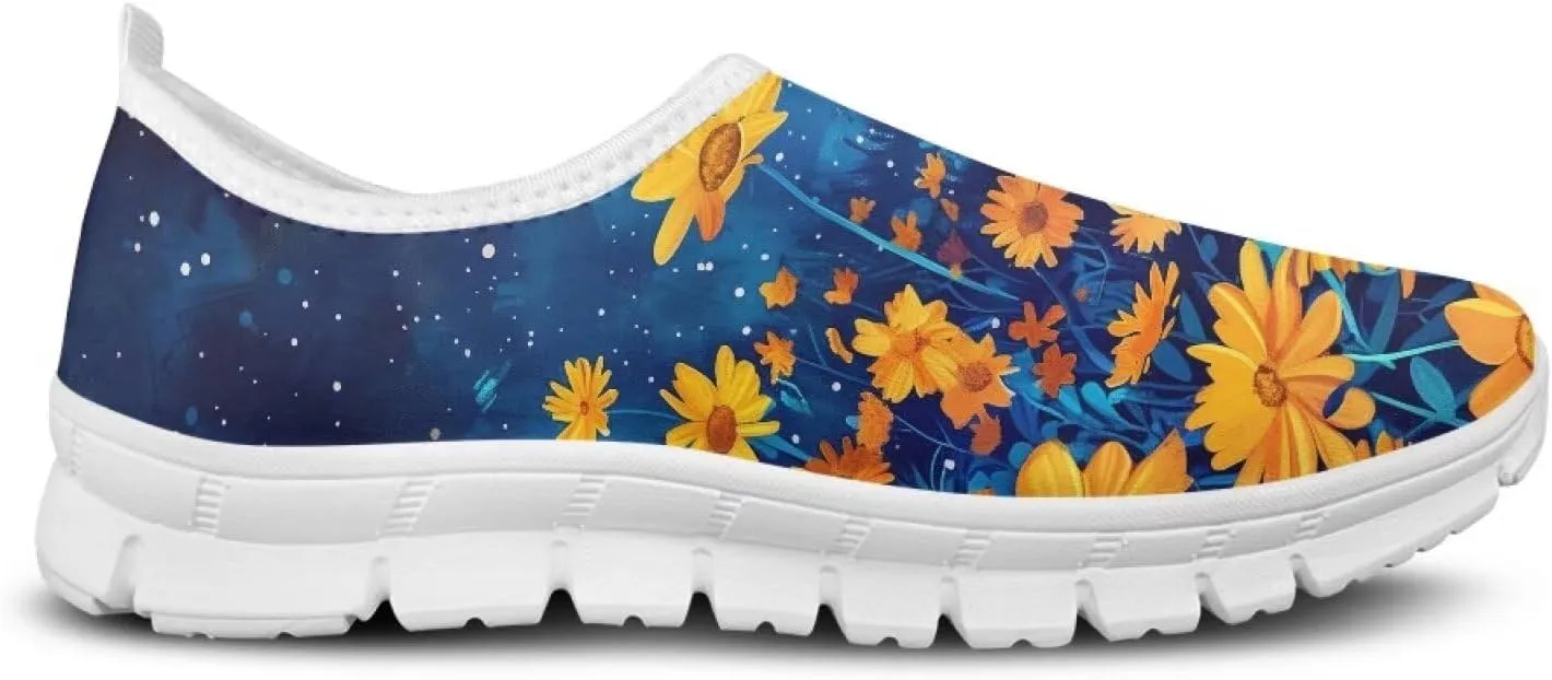 Womens Slip On Sneakers Trendy Casual Shoes for Women Non Slip Work Shoes
