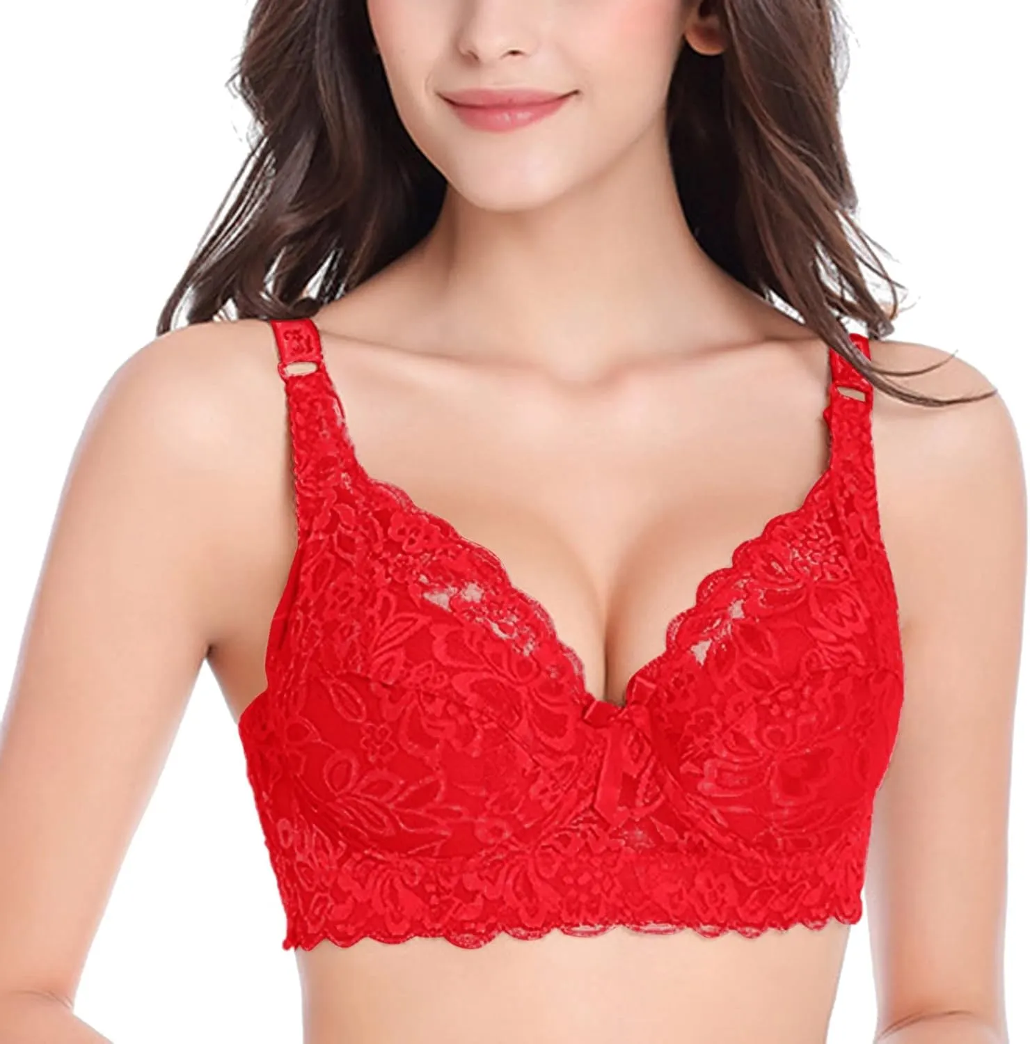 Womens Sports Bras 2024 Underwear Women Plus Bra Lingerie Vest Camisole Sexy Sports Bras for Women Large Bust Square