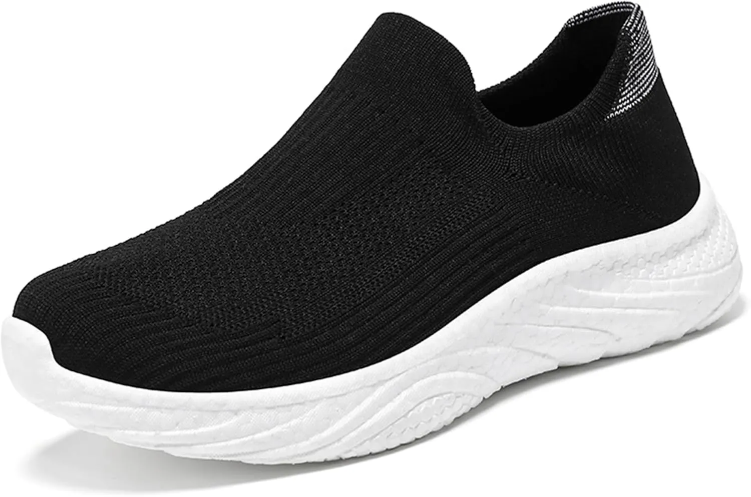 Womens Tennis Shoes Casual Fashion Sneakers Breathable Slip-On Walking Footwear for Workout Gym Sports