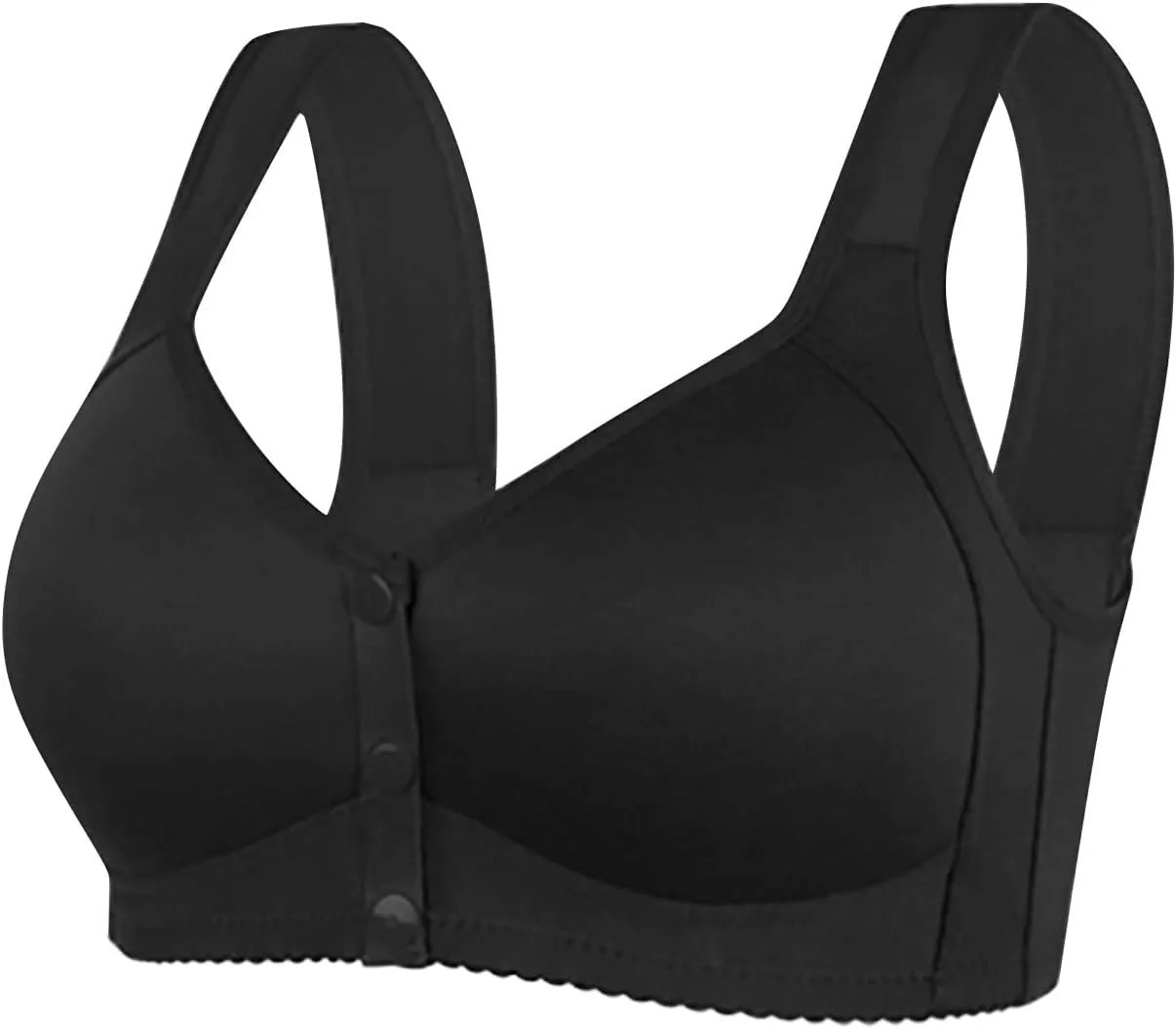 Womens Vest Bra Daisy Bras for Women Front Snap Full Coverage Bra Soft Comfort Wireless Bra Womens Everyday Bra