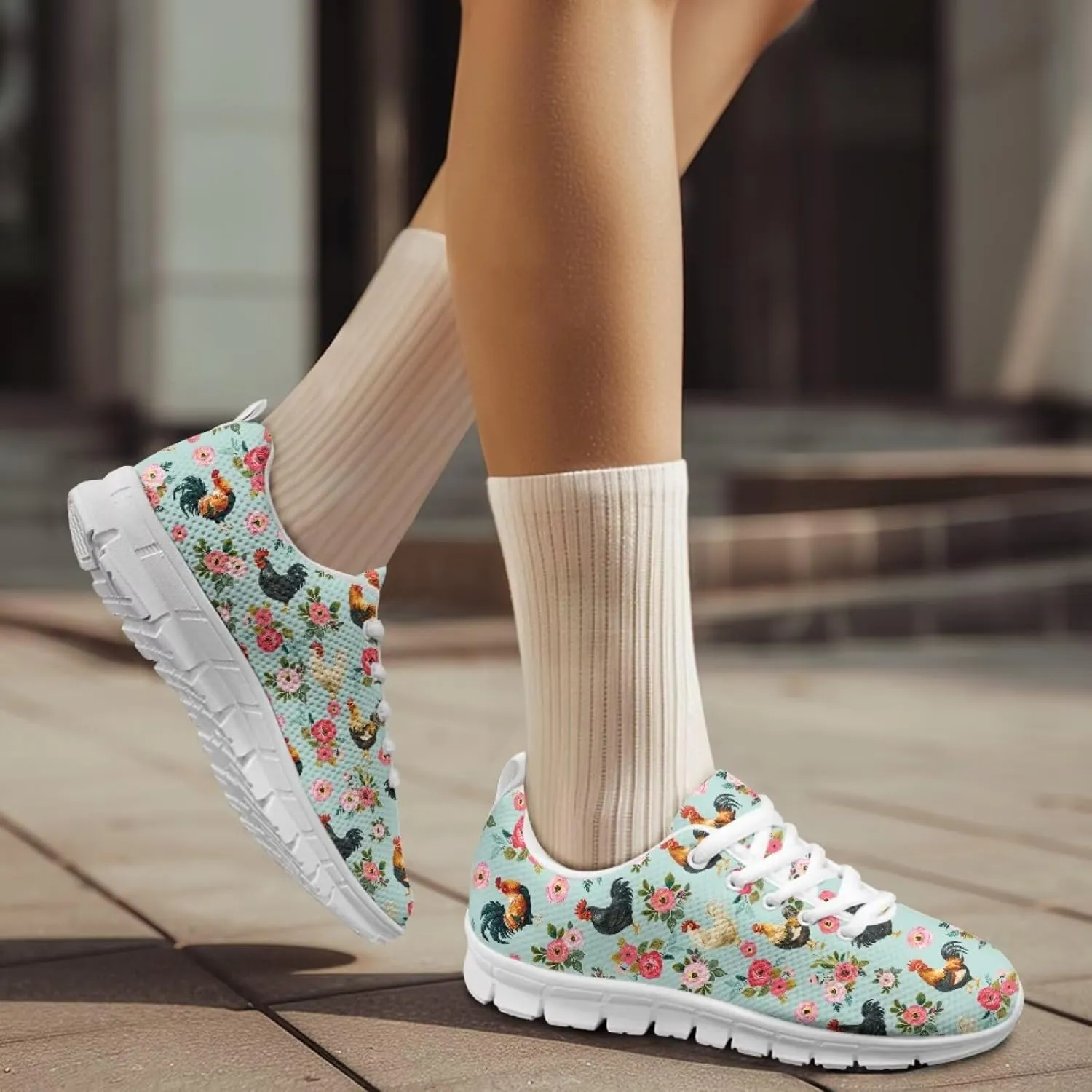 Womens Walking Shoes Lace Up Athletic Shoes Womens Fashion Sneakers Fashion Sports Jogging Sneakers for Outdoor