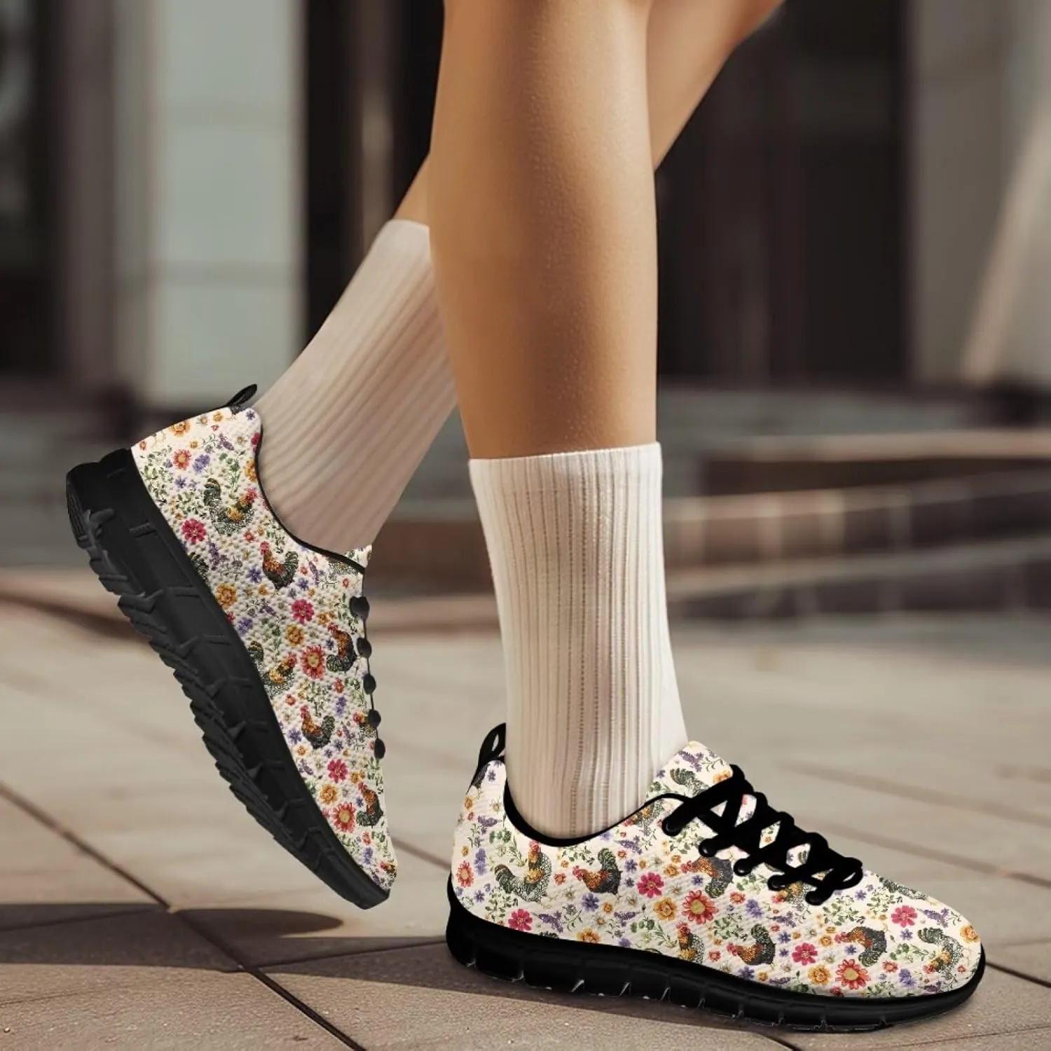 Womens Walking Shoes Lace Up Athletic Shoes Womens Fashion Sneakers Fashion Sports Jogging Sneakers for Outdoor