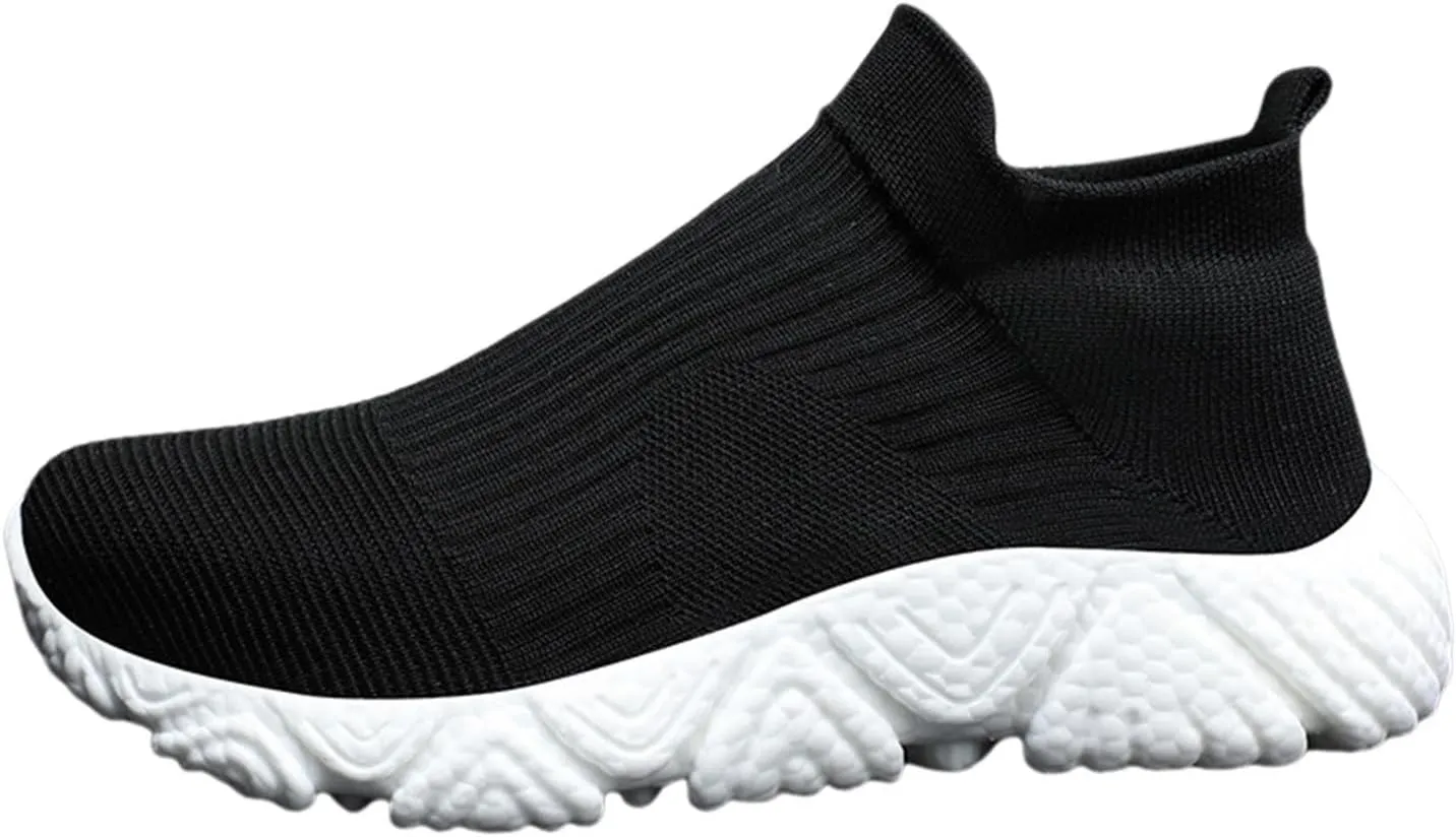 Womens Walking Shoes Slip On Casual Sneakers Breathable Mesh Shoes Womens Canvas Casual Flip Flop Sandals