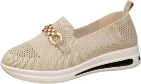 Womens Walking Shoes Trendy Orthopedic Shoes Breathable Mesh Loafers Wide Walking Sneakers Lightweight Non Slip Shoes