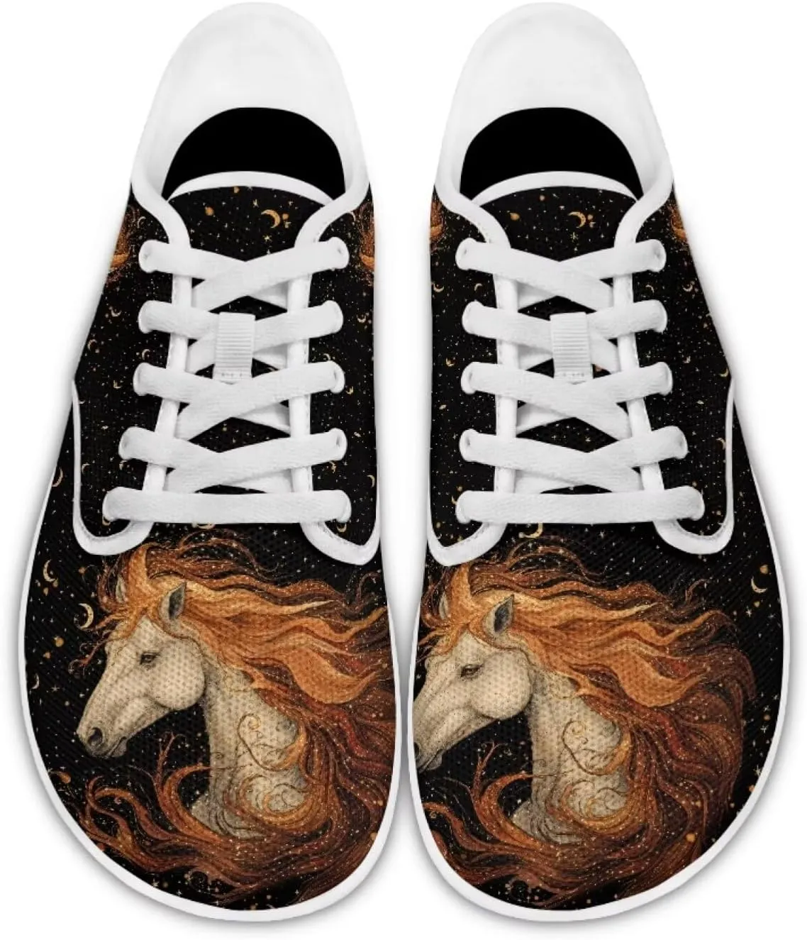 Women's Work Shoes Casual Skate Shoes Lace-Up Running Sneakers Basketball Driving Walking Shoes