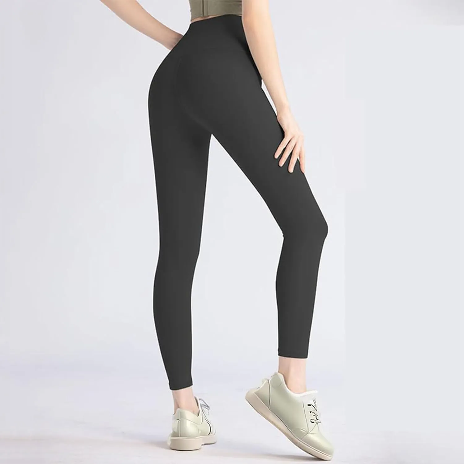 Womens Workout Pants, Womens Dress Pants High Waisted,Legging with Pockets for Women,Elastic Waist Pants