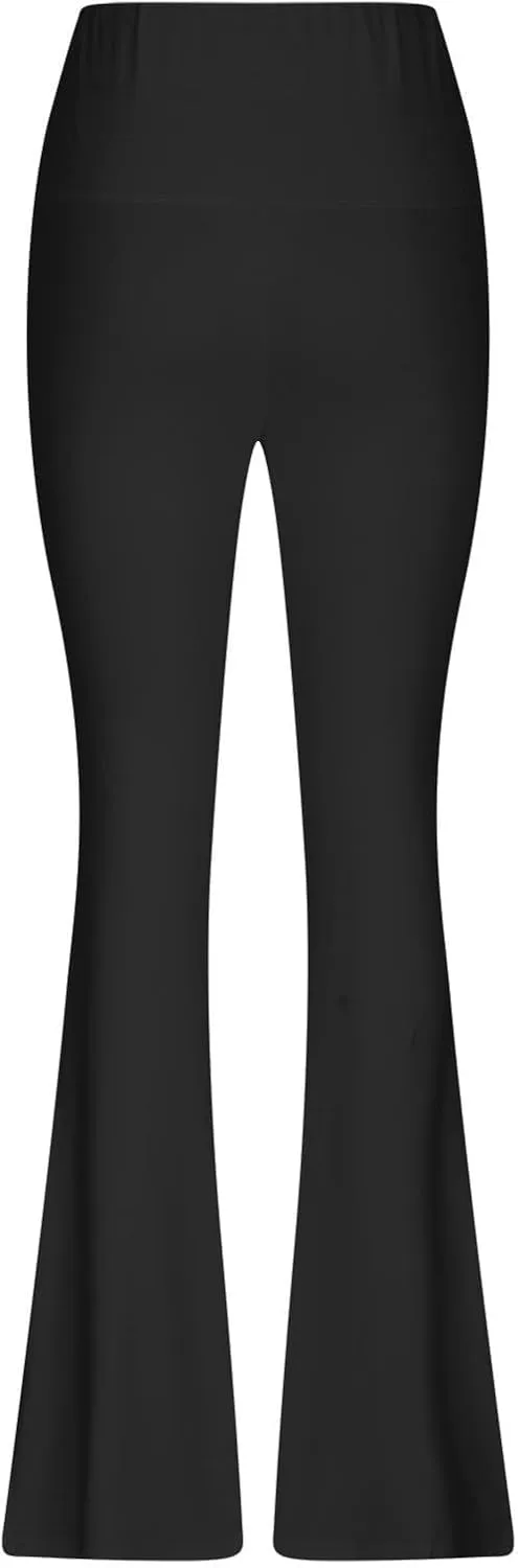 Womens Workout Sets Waisted Pants Tummy High Leggings Pants Black Straight Leg Jeans for Women Womens Workout Set