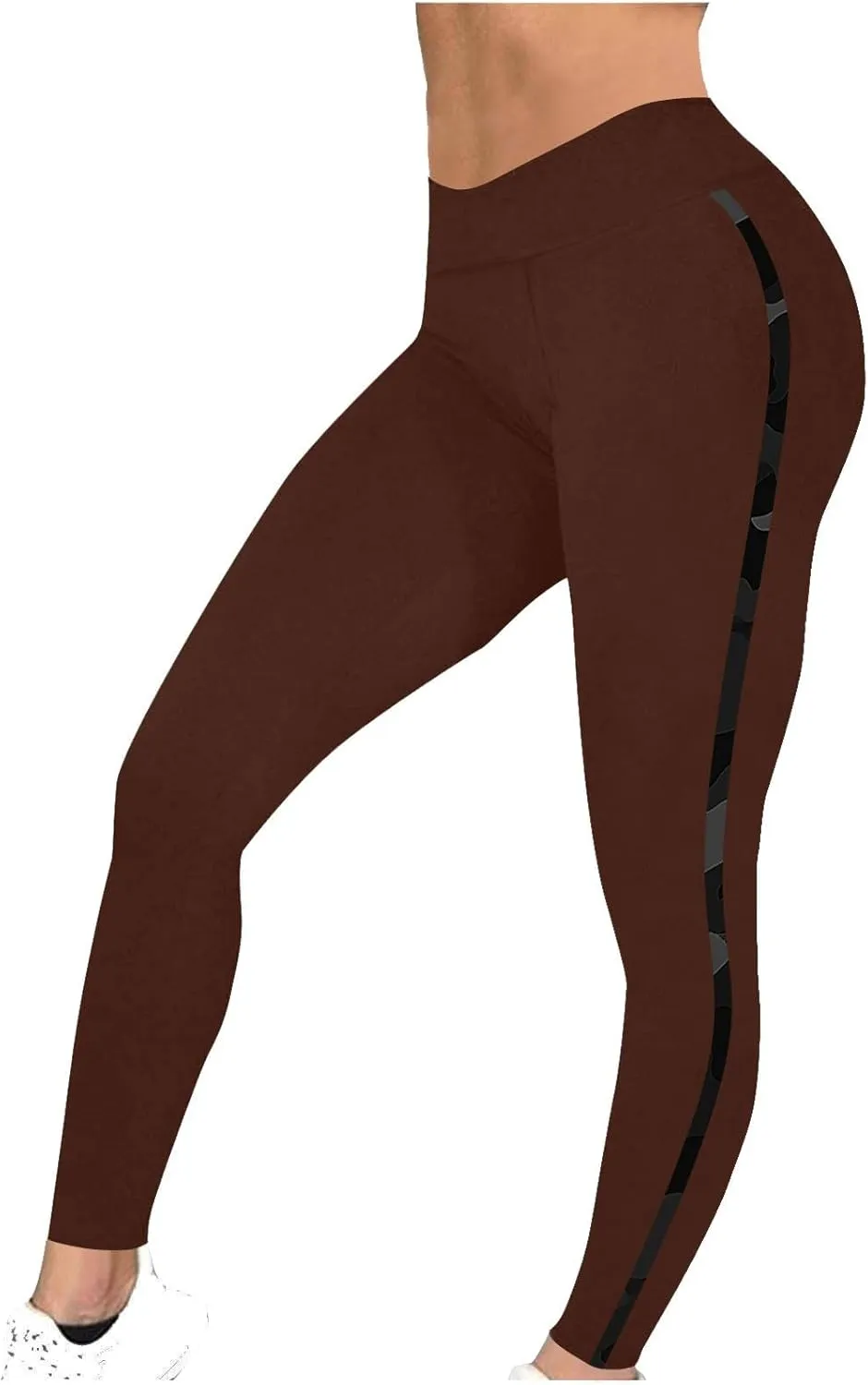 Womens Yoga Pants Workout Running Leggings High Waisted Butt Lifting Leggings Seamless Compression Pants