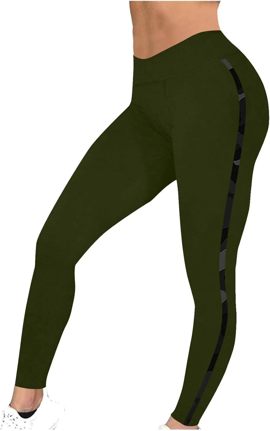 Womens Yoga Pants Workout Running Leggings High Waisted Butt Lifting Leggings Seamless Compression Pants