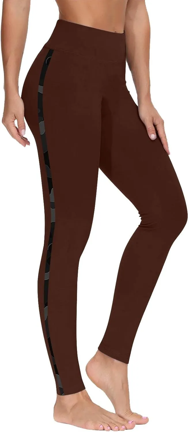 Womens Yoga Pants Workout Running Leggings High Waisted Butt Lifting Leggings Seamless Compression Pants
