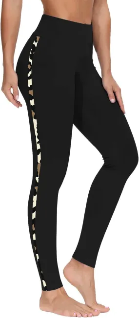 Womens Yoga Pants Workout Running Leggings High Waisted Butt Lifting Leggings Seamless Compression Pants