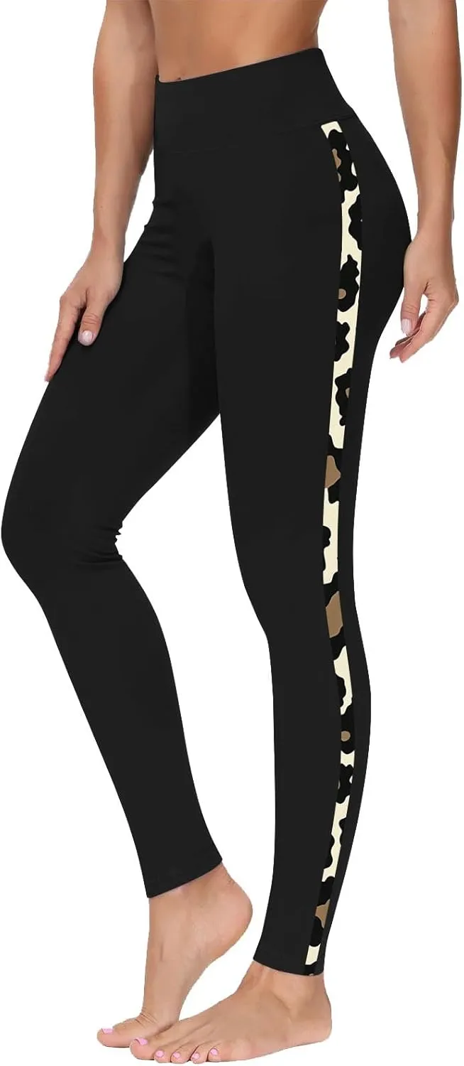 Womens Yoga Pants Workout Running Leggings High Waisted Butt Lifting Leggings Seamless Compression Pants