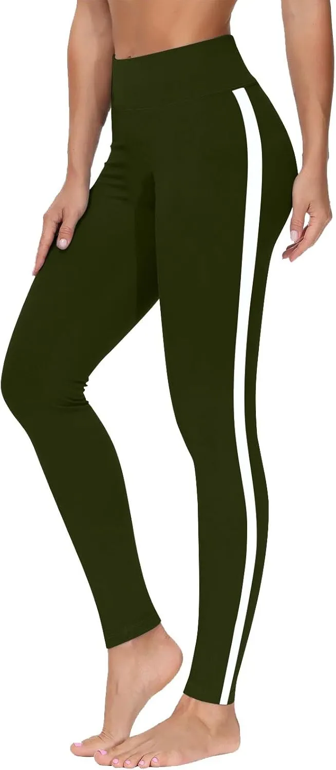 Womens Yoga Pants Workout Running Leggings High Waisted Butt Lifting Leggings Seamless Compression Pants