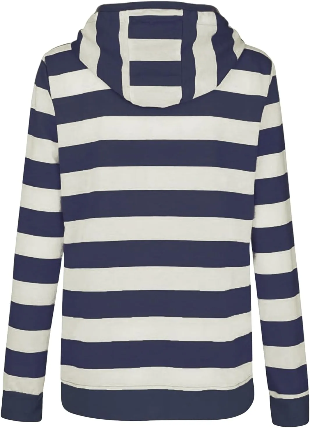 Womens Zip Up Hoodies Casual Oversized Striped Hoodies Sweatshirts Plain Zipper Classic Hooded Jackets with Pockets